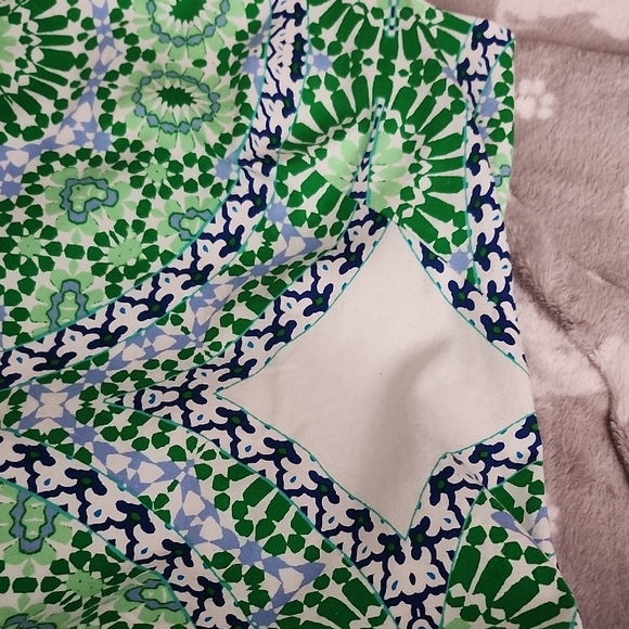 Green and Blue Patterned Sleeveless London Times Size 14 - Picture 4 of 4